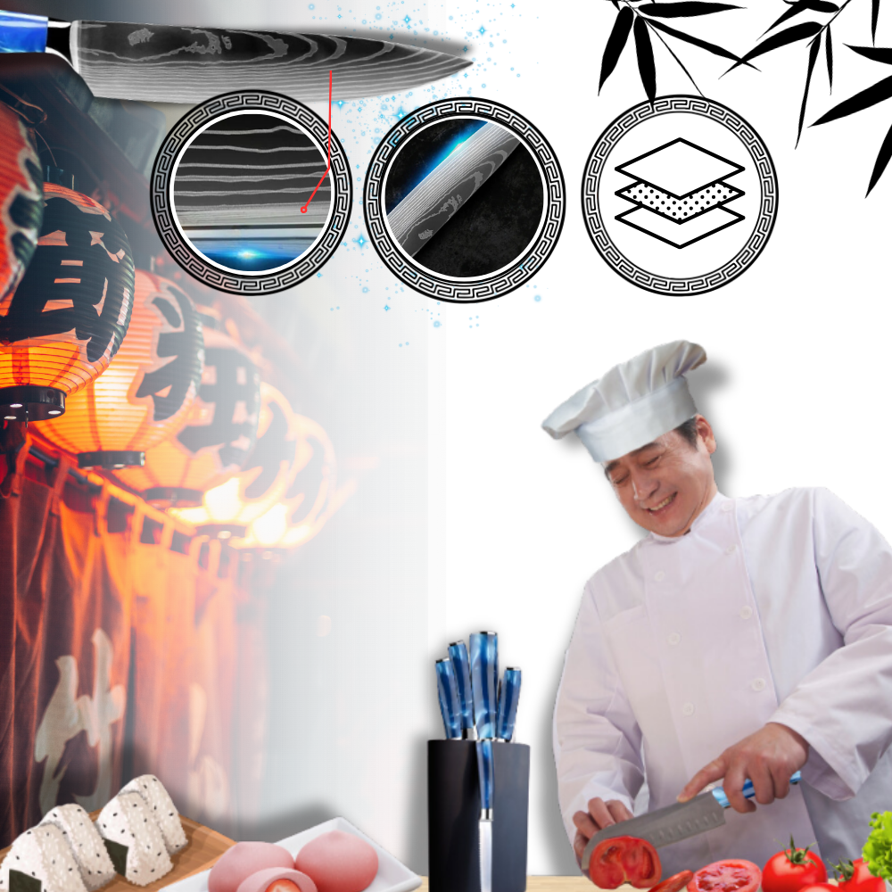 Ocean Blue japanske knive
- Ozerty