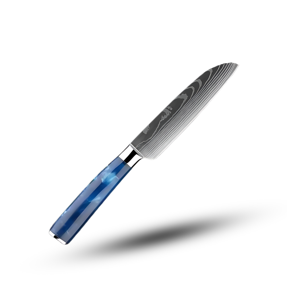 Ocean Blue japanske knive
-Lille Santoku-kniv - Ozerty
