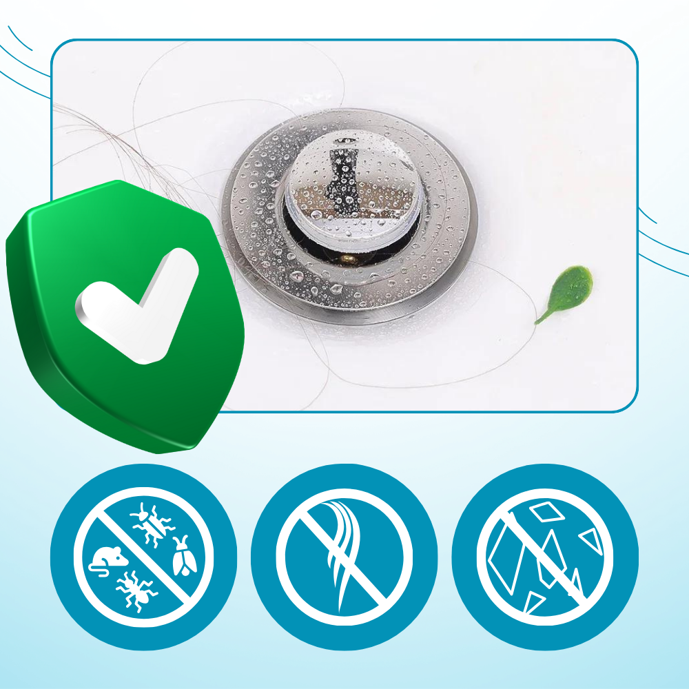 Lugtisolerende pop up-håndvaskstopper
- Ozerty