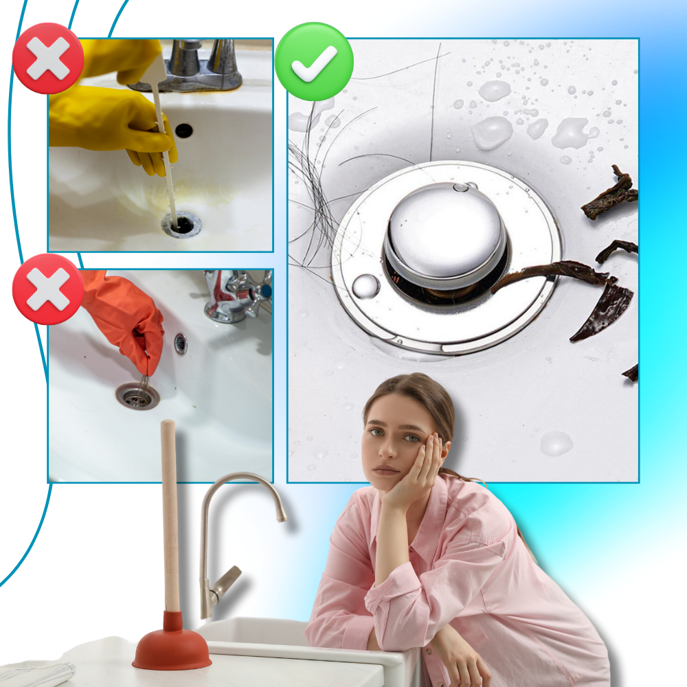 Lugtisolerende pop up-håndvaskstopper
- Ozerty