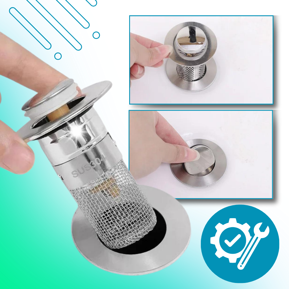 Lugtisolerende pop up-håndvaskstopper
- Ozerty