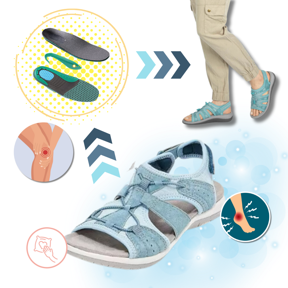 Skridsikre Sandaler med Ortoisk Støtte - Ozerty