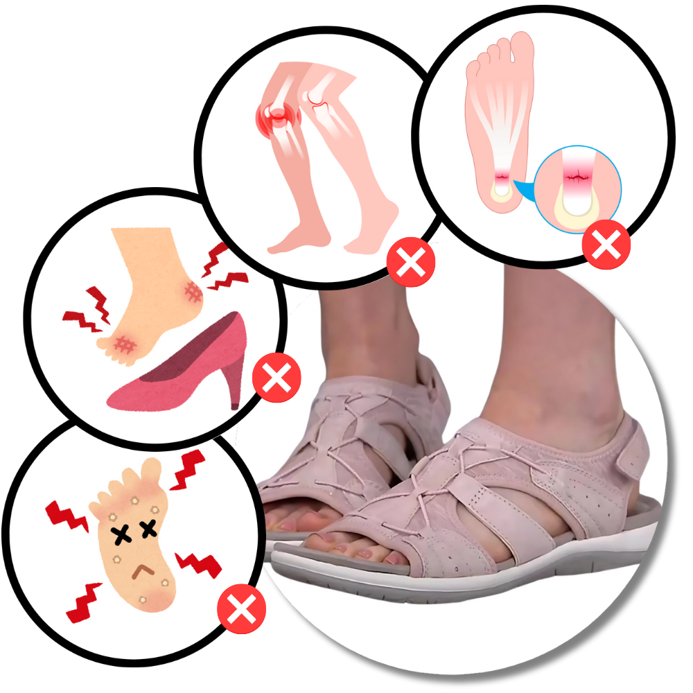 Skridsikre Sandaler med Ortoisk Støtte - Ozerty