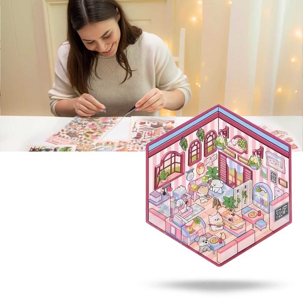 Pastel Home Tales Klistermærker - Ozerty