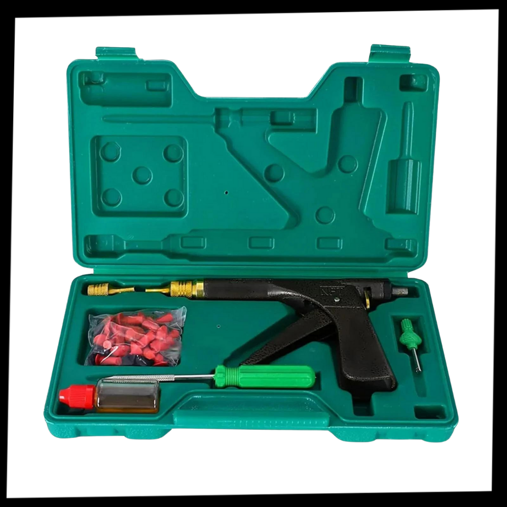 Universal redskab til automatisk reparation af punkterede dæk
- Ozerty