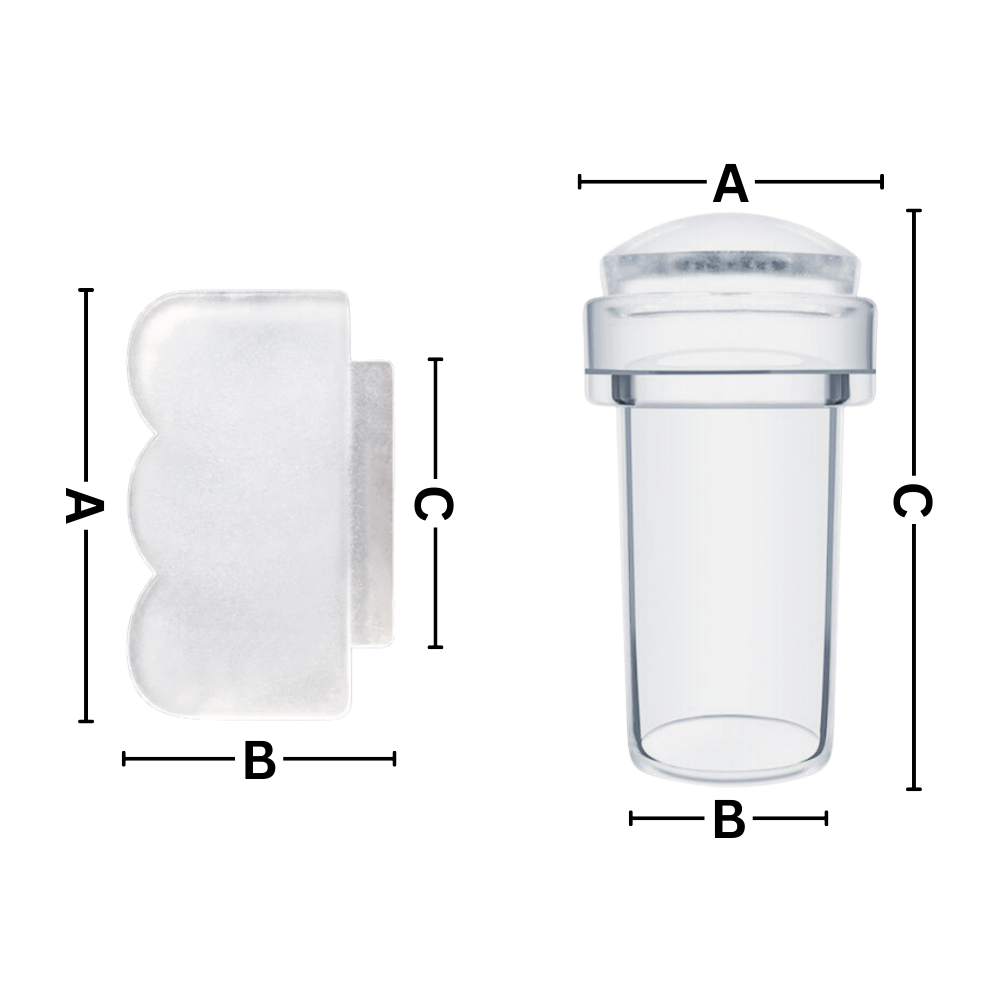 Redskab til Perfekt Symmetrisk Gennemsigtig Neglekunst
- Ozerty