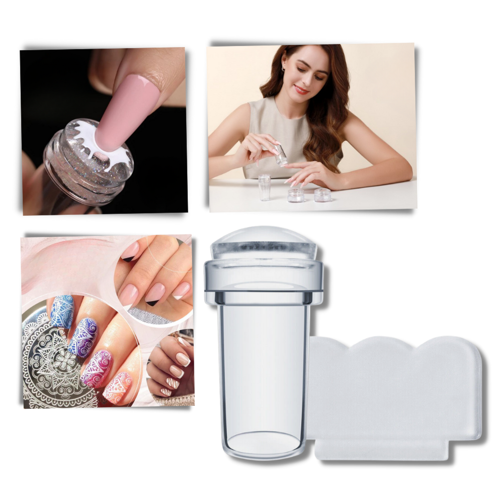 Redskab til Perfekt Symmetrisk Gennemsigtig Neglekunst
- Ozerty