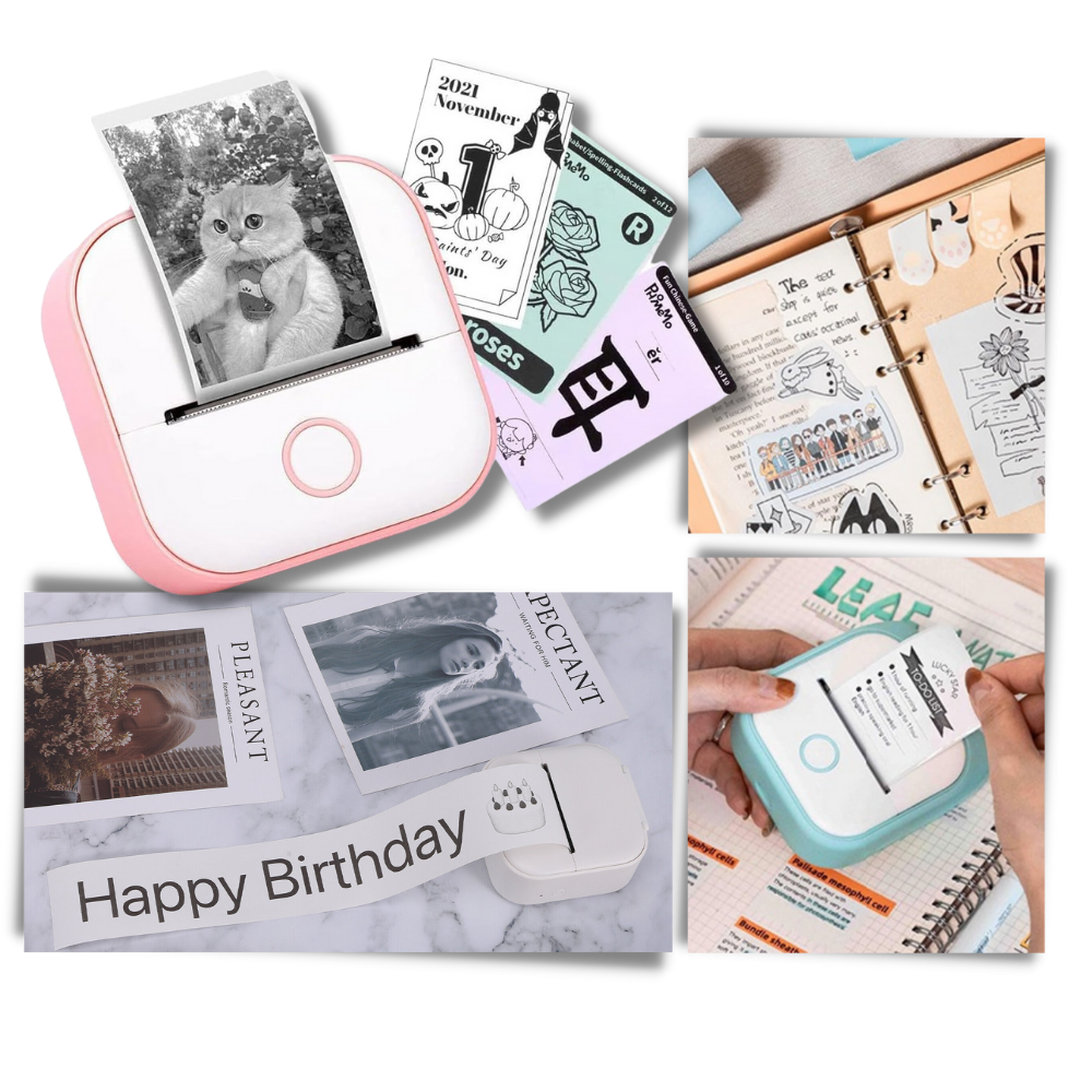 Phomemo blækfri klistermærkeprinter
- Ozerty