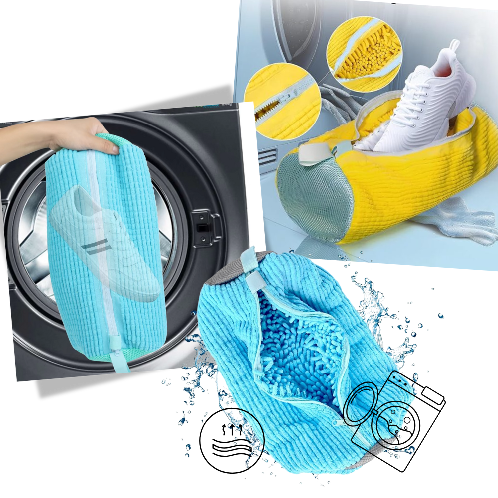 Vasketøjspose til sko i polyester - Ozerty