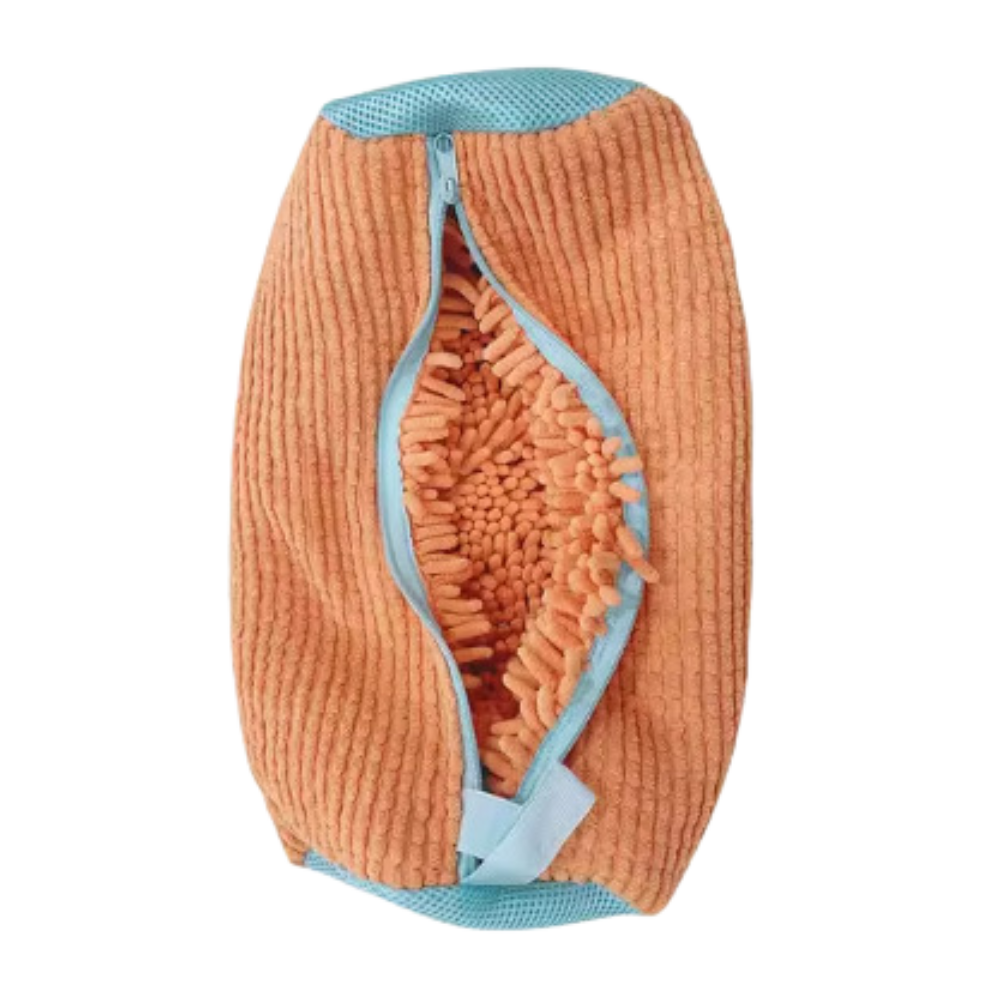 Vasketøjspose til sko i polyester -Orange - Ozerty