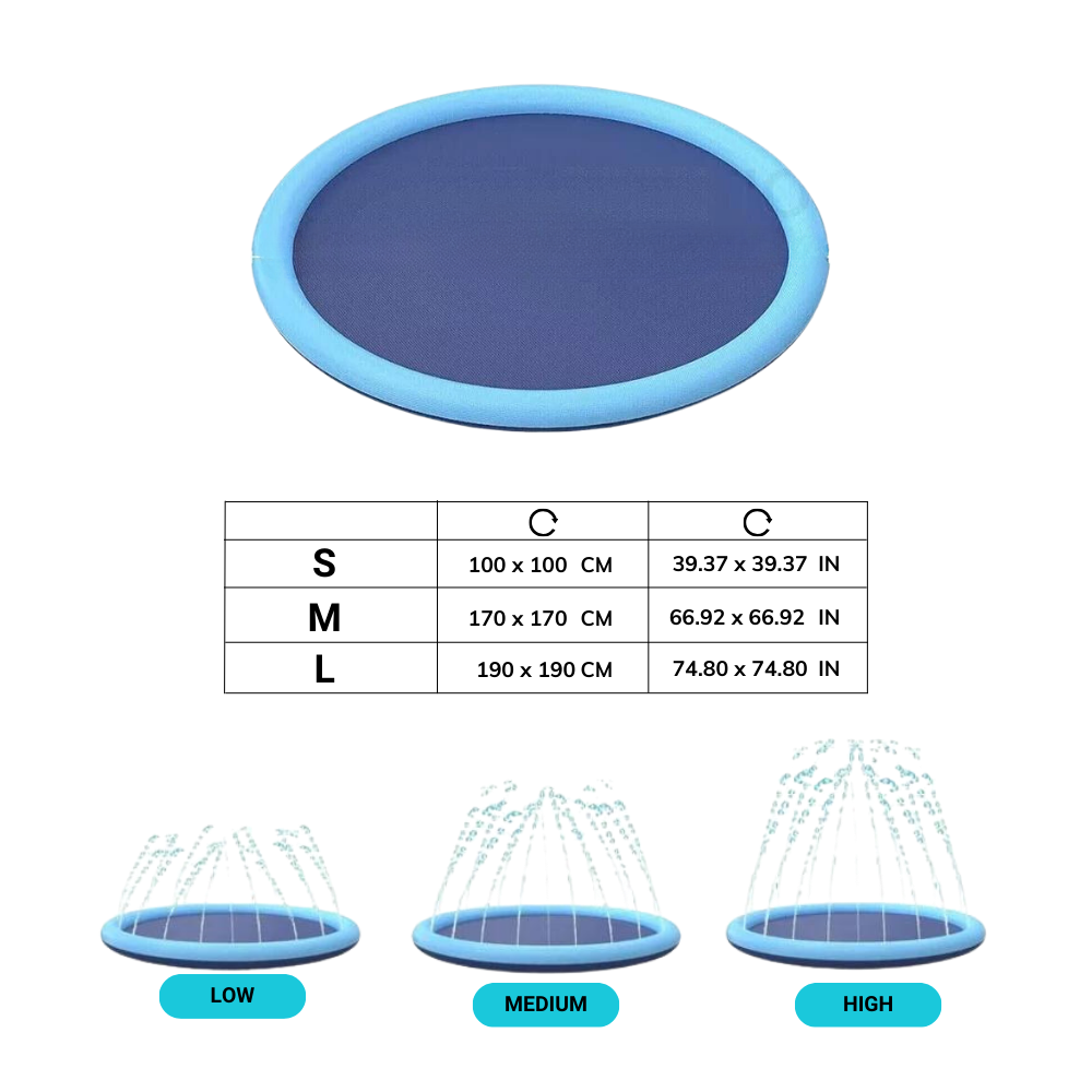 Transportabel sprøjtemåtte til hunde
- Ozerty