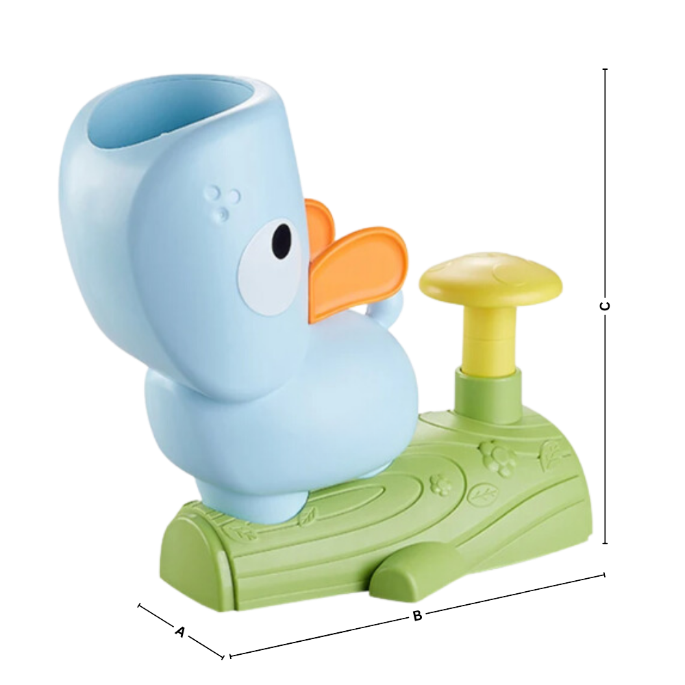 Bærbart legetøj med nem affyring af flyvende disk
- Ozerty