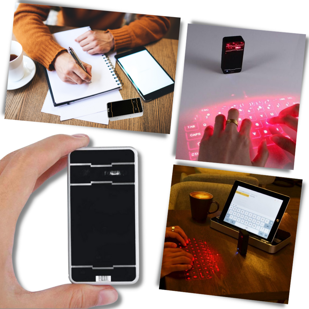 Bærbart holografisk tastatur
- Ozerty