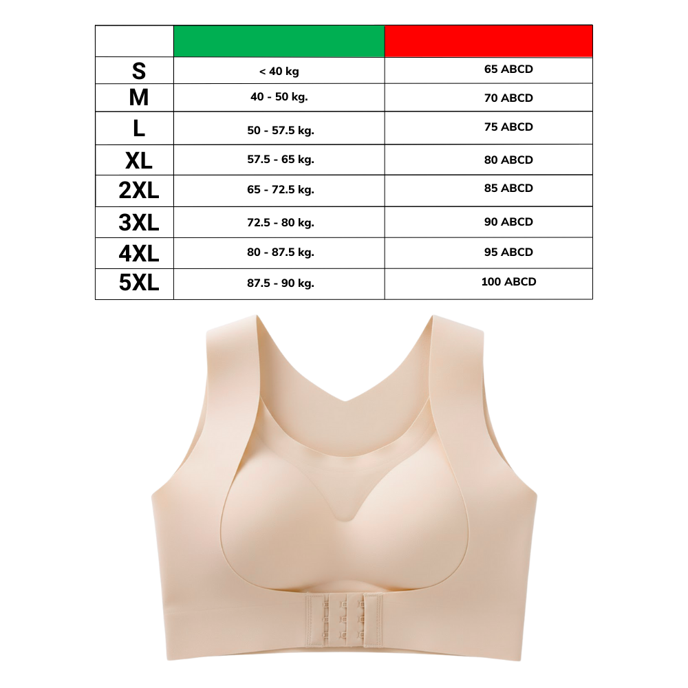 Holdningsstøttende Sømløs BH - Ozerty