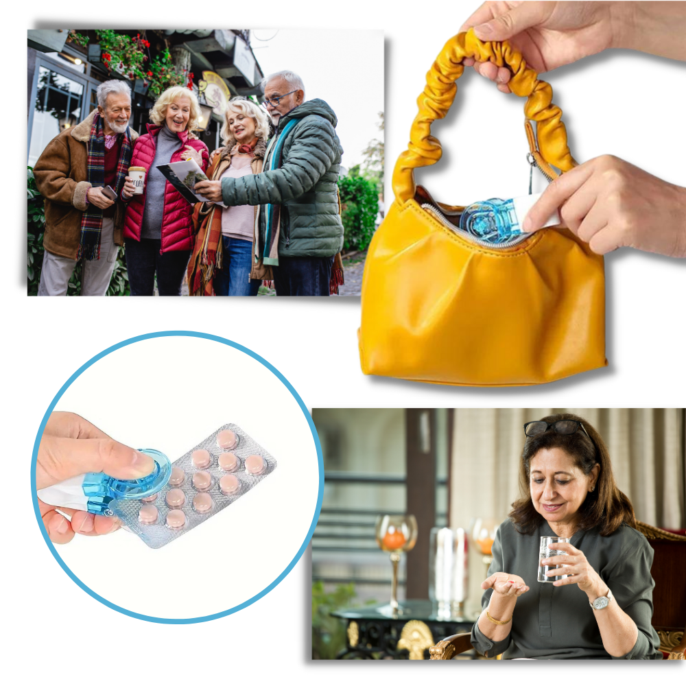 Bærbar pilleudtrykker
- Ozerty