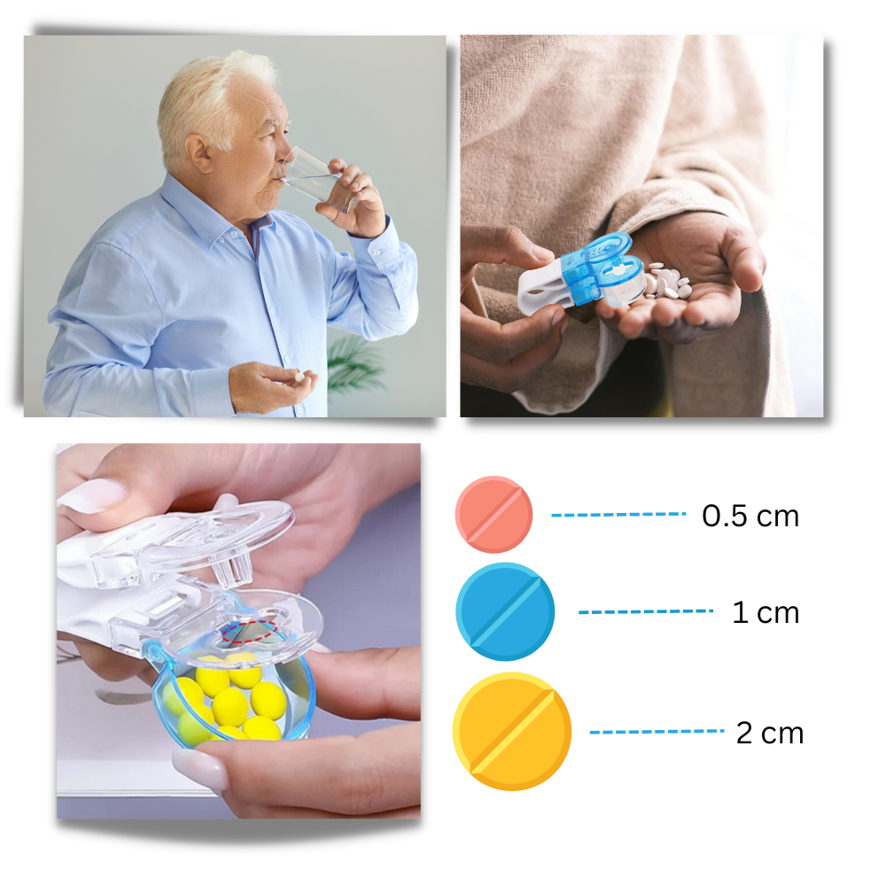 Bærbar pilleudtrykker
- Ozerty