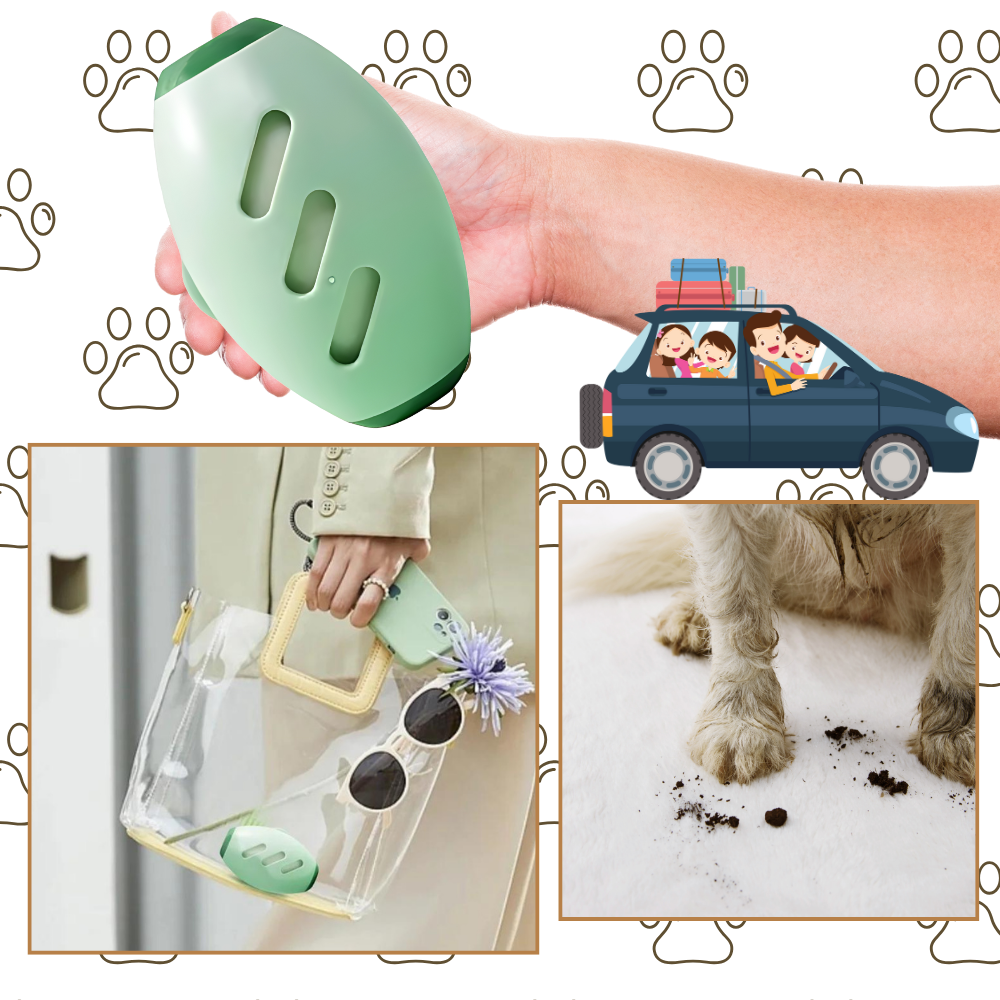 Kraftfuld klæbende fnugrulle til kæledyrshår
- Ozerty