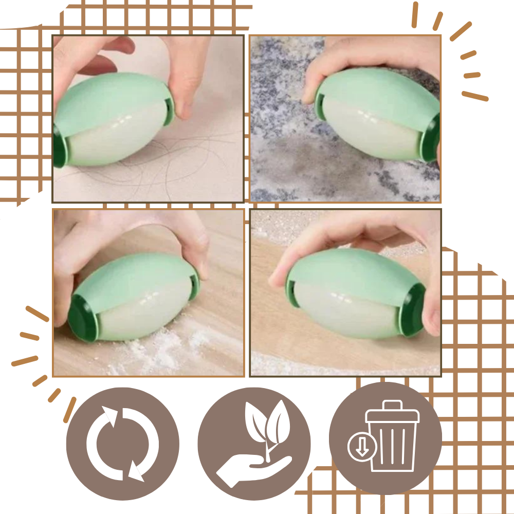 Kraftfuld klæbende fnugrulle til kæledyrshår
- Ozerty