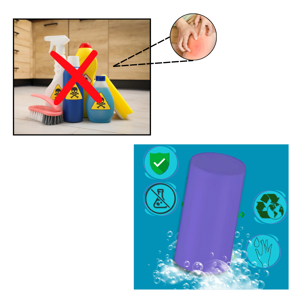 Kraftig Toiletrengøringsstift For Afkalkning - Ozerty