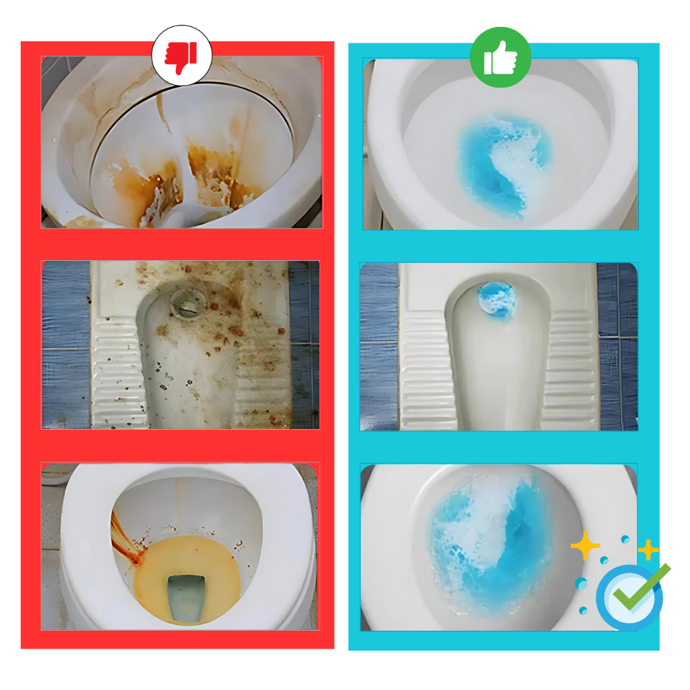 Kraftig Toiletrengøringsstift For Afkalkning - Ozerty