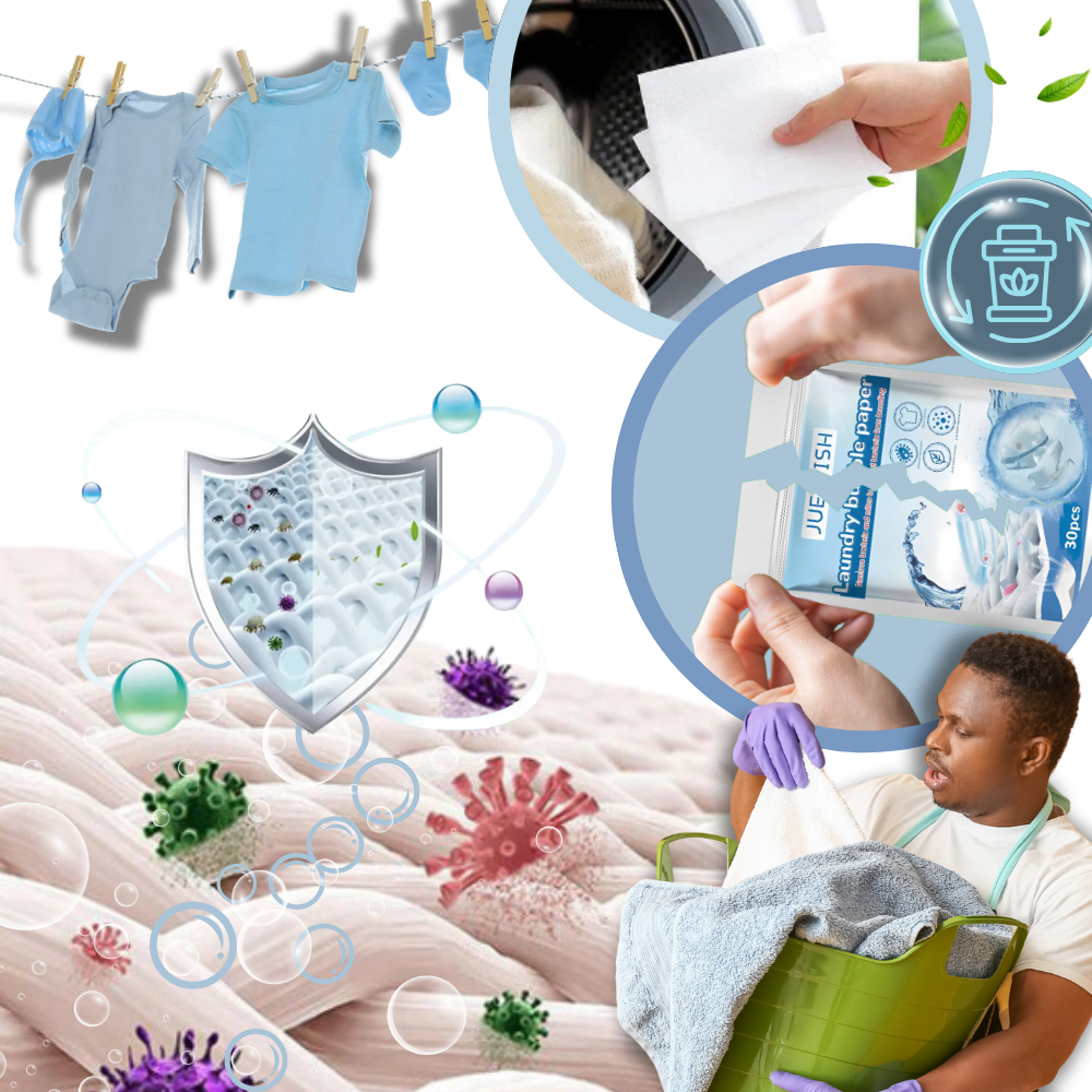 Hurtigt opløselige Øko-vaskeark
- Ozerty