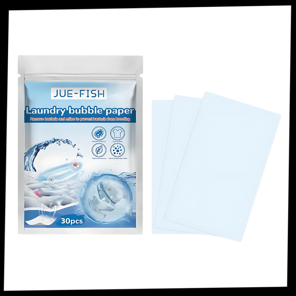 Hurtigt opløselige Øko-vaskeark
- Ozerty