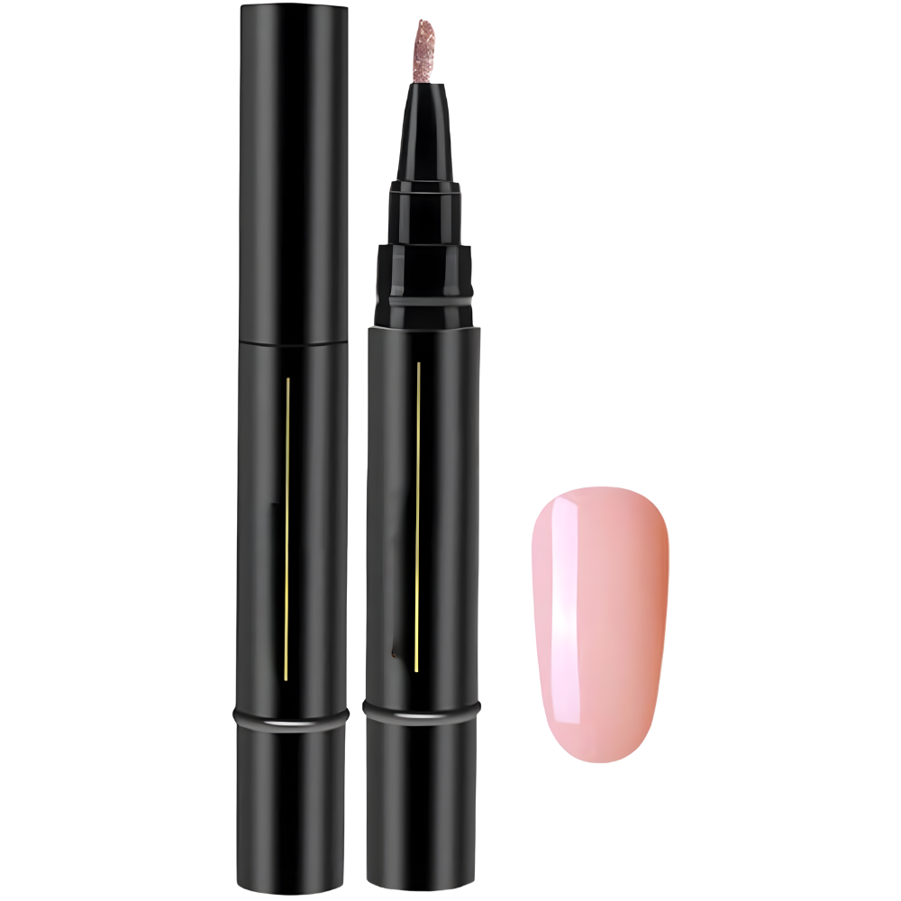 Hurtigtørrende Neglelak Pen -Nude Beige - Ozerty