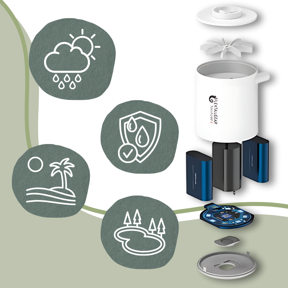 Lille pumpe til hurtig oppustning og luftudslip
- Ozerty