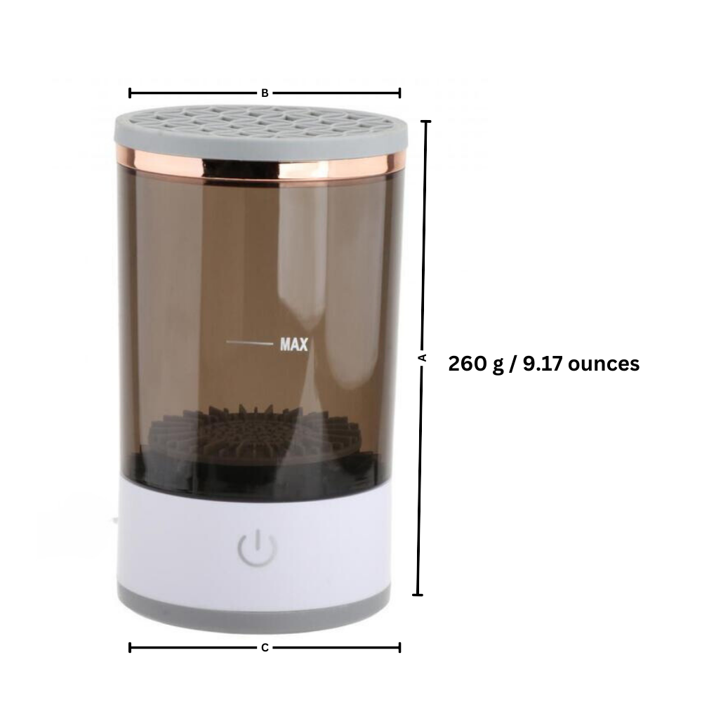 Hurtig genopladelig elektrisk makeupbørsterenser
- Ozerty