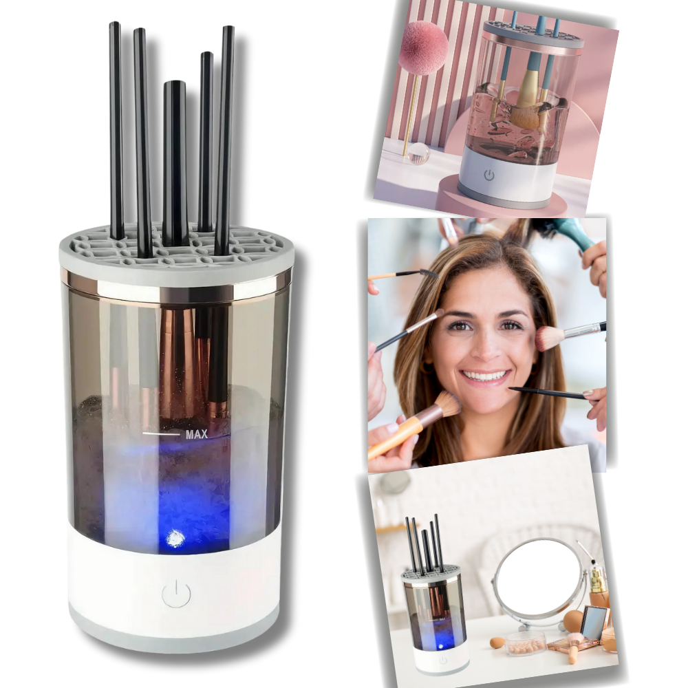 Hurtig genopladelig elektrisk makeupbørsterenser
- Ozerty