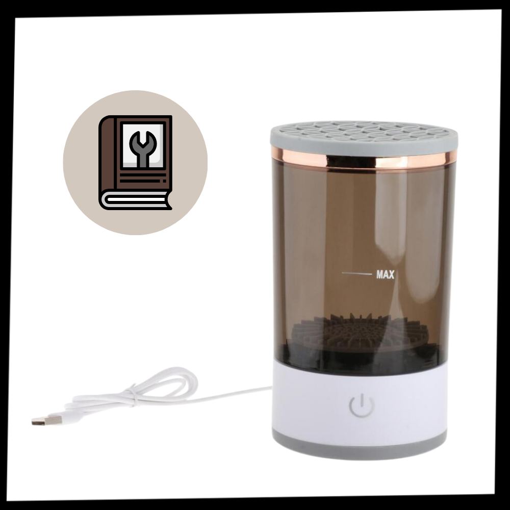 Hurtig genopladelig elektrisk makeupbørsterenser
- Ozerty