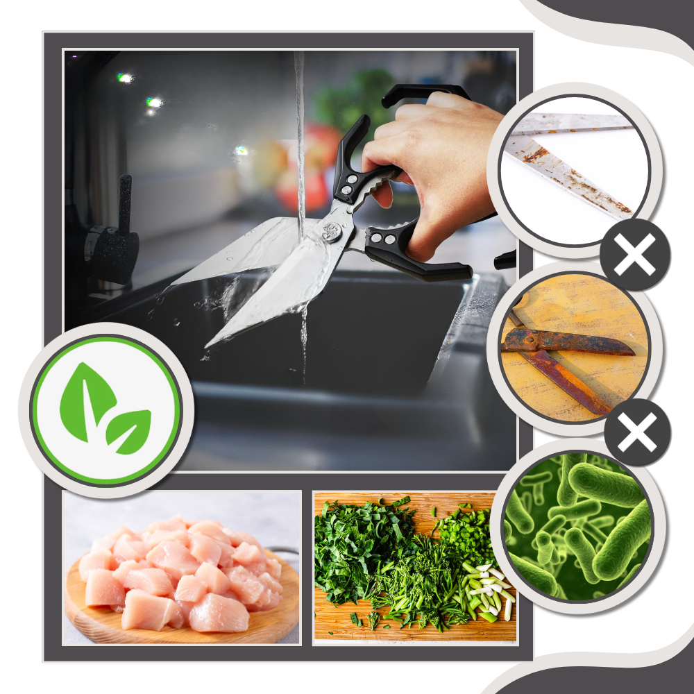 Knivskarp Køkkensaks - Ozerty