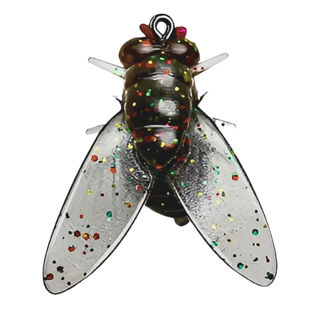 Realistisk Flue Endegrej -Sort - Ozerty