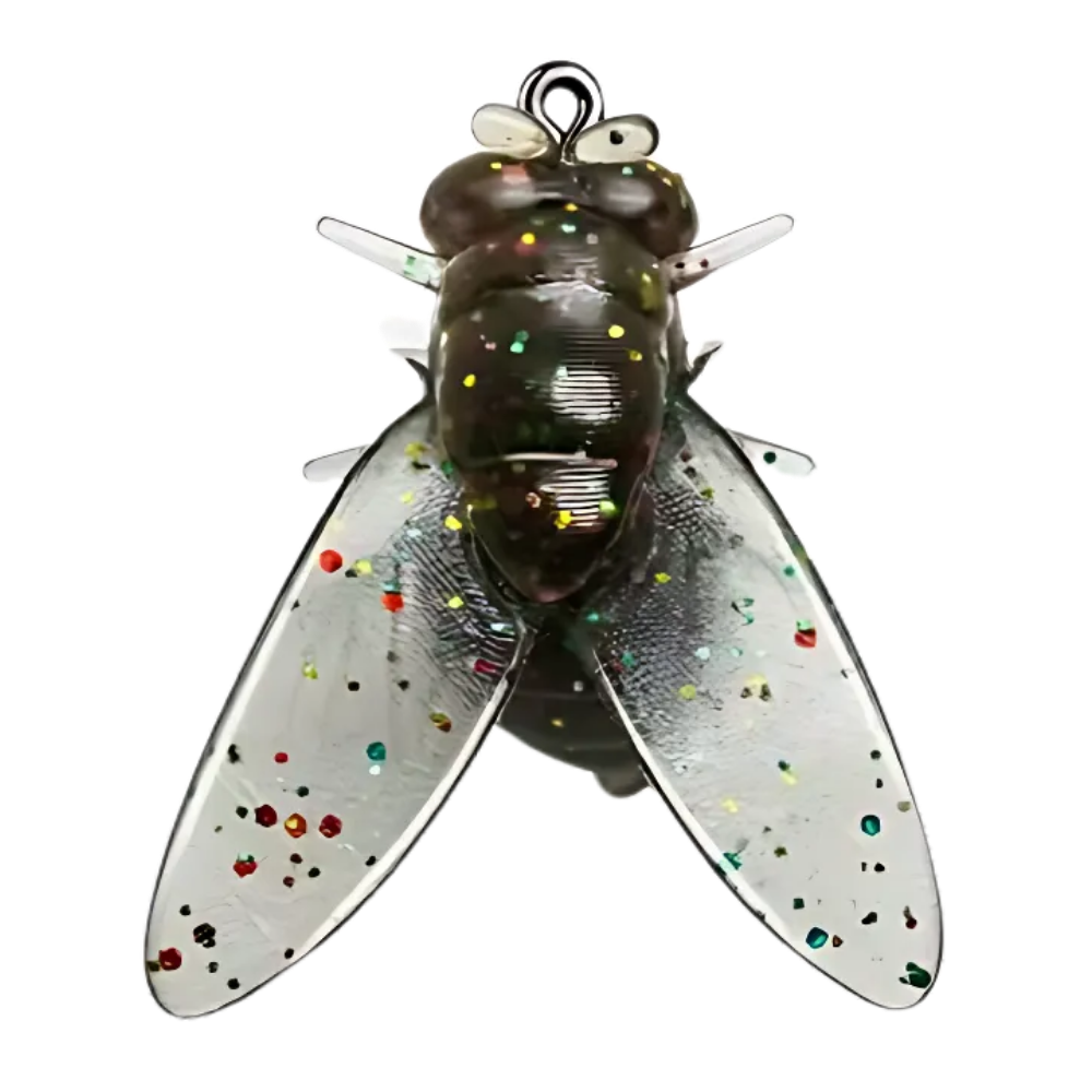 Realistisk Flue Endegrej -Sort - Ozerty