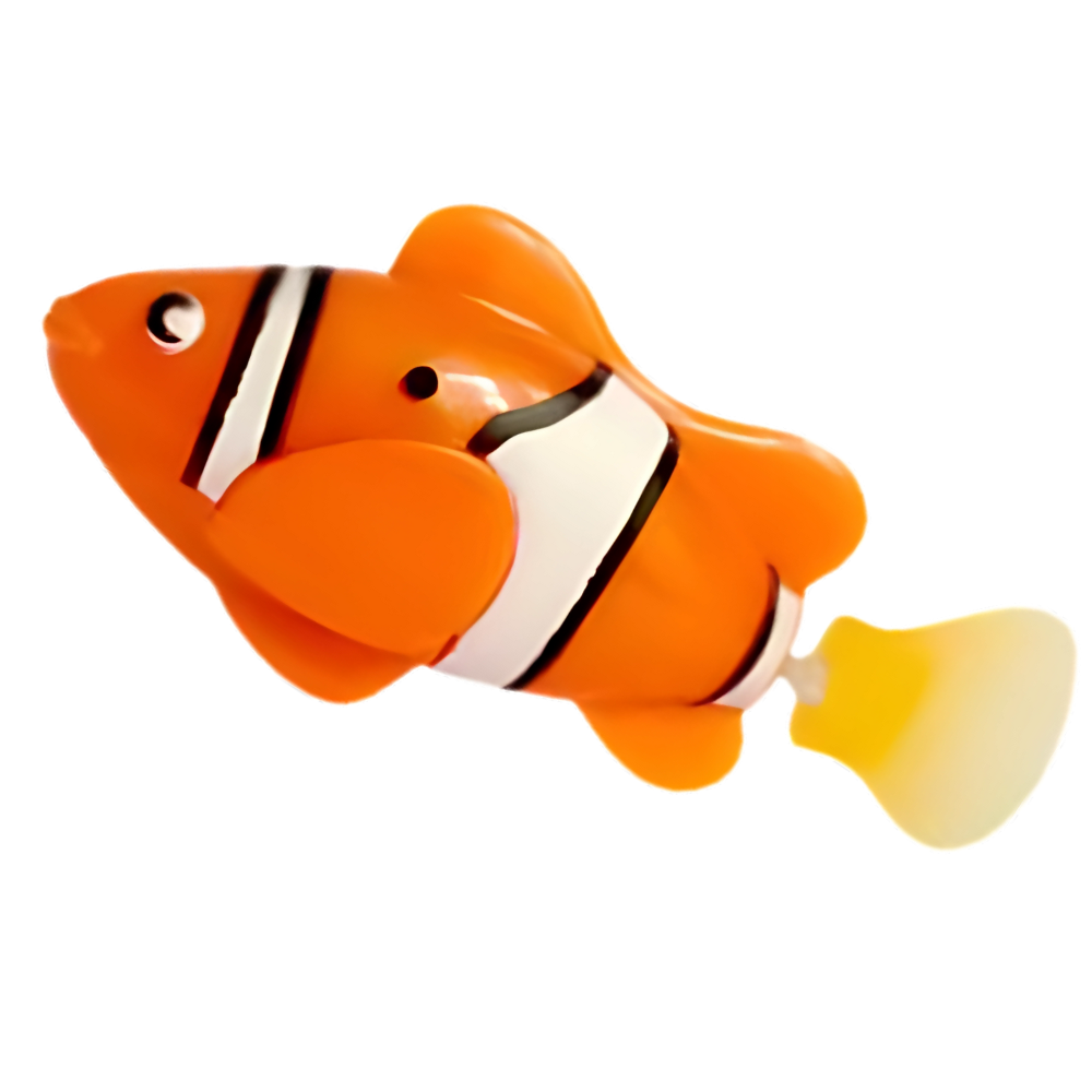 Realistisk LED svømmende fiskelegetøj -Clownfish Glow - Ozerty