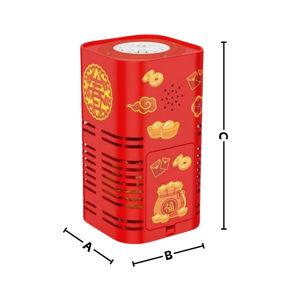 Genopladelig maskine til fyrværkeri af bobler
- Ozerty