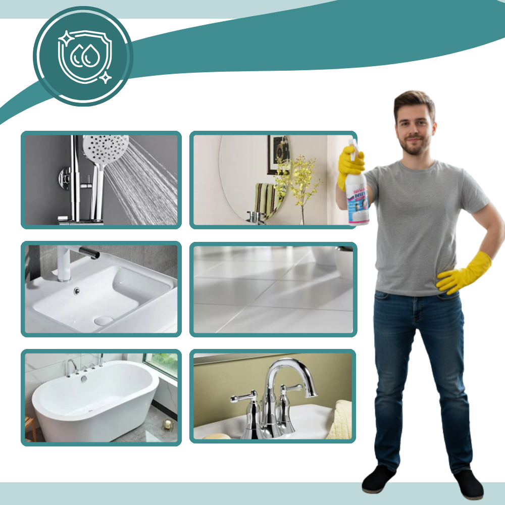 Forfriskende dybderensende badeværelsesafkalker - Ozerty