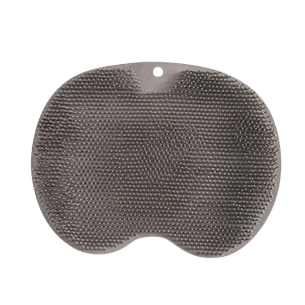 Afslappende badebørste til ryg og fødder
-Grå - Ozerty