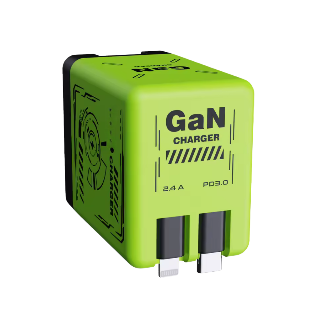 Udtrækkeligt Kabel med Dobbelt Oplader - Ozerty