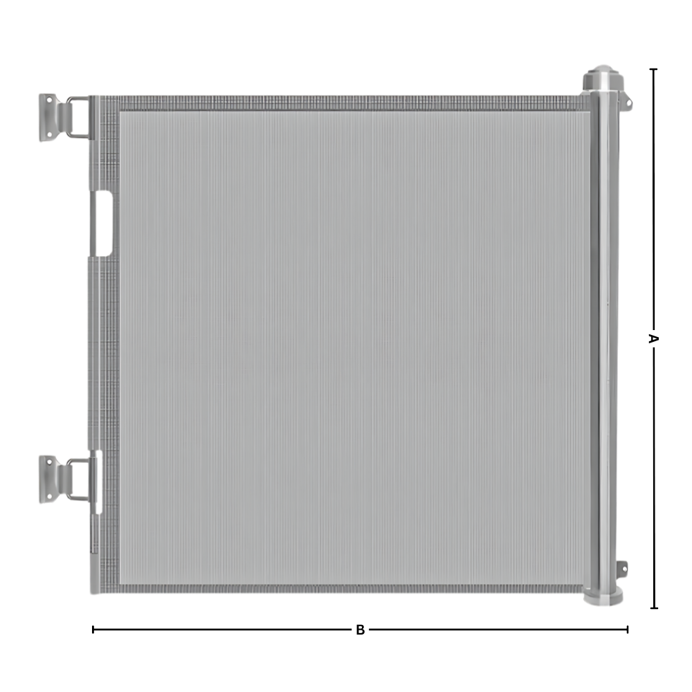 Udtrækkelig robust låge i mesh til kæledyr og babyer
- Ozerty