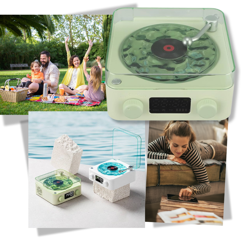 Waves Retro Pladespiller - Ozerty