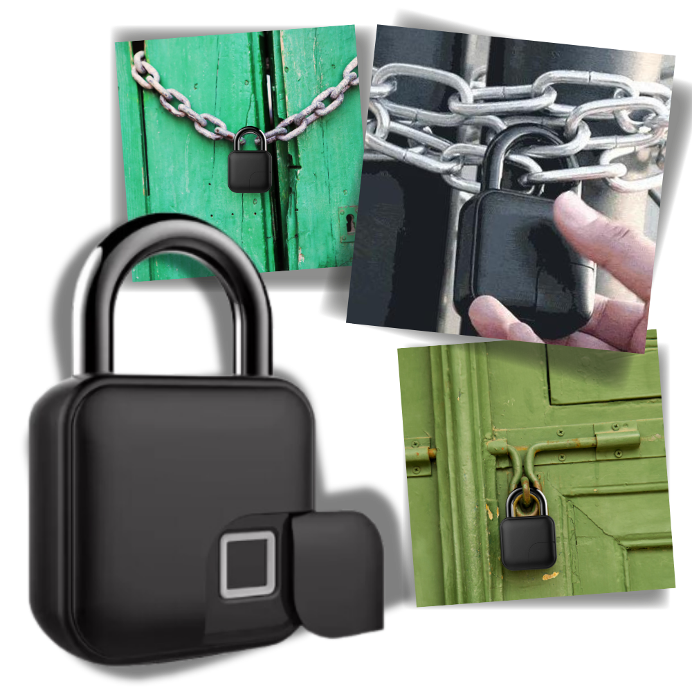 Robust smart lås med fingeraftryk
- Ozerty