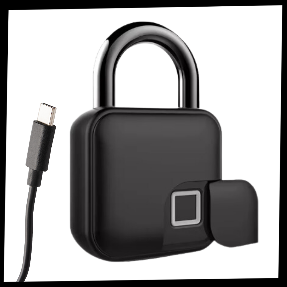 Robust smart lås med fingeraftryk
- Ozerty