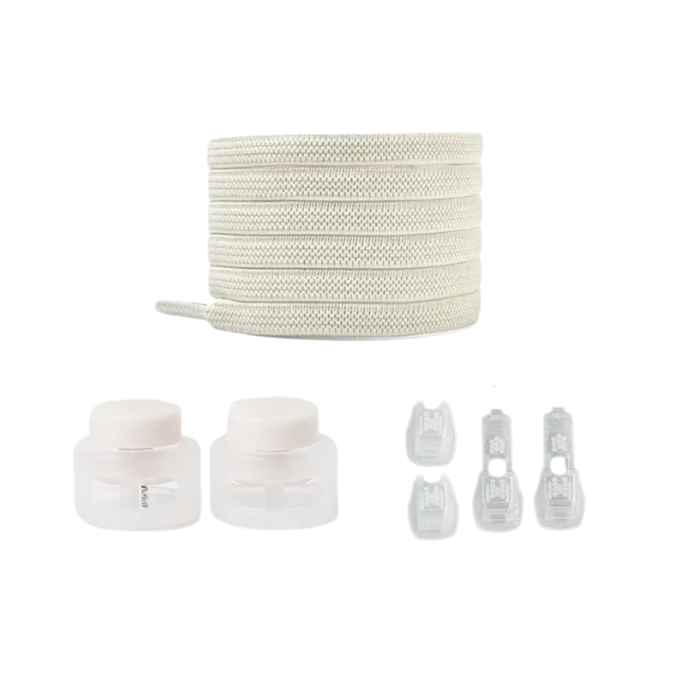 Sikker og moderigtig snørebåndslås
-Beige - Ozerty