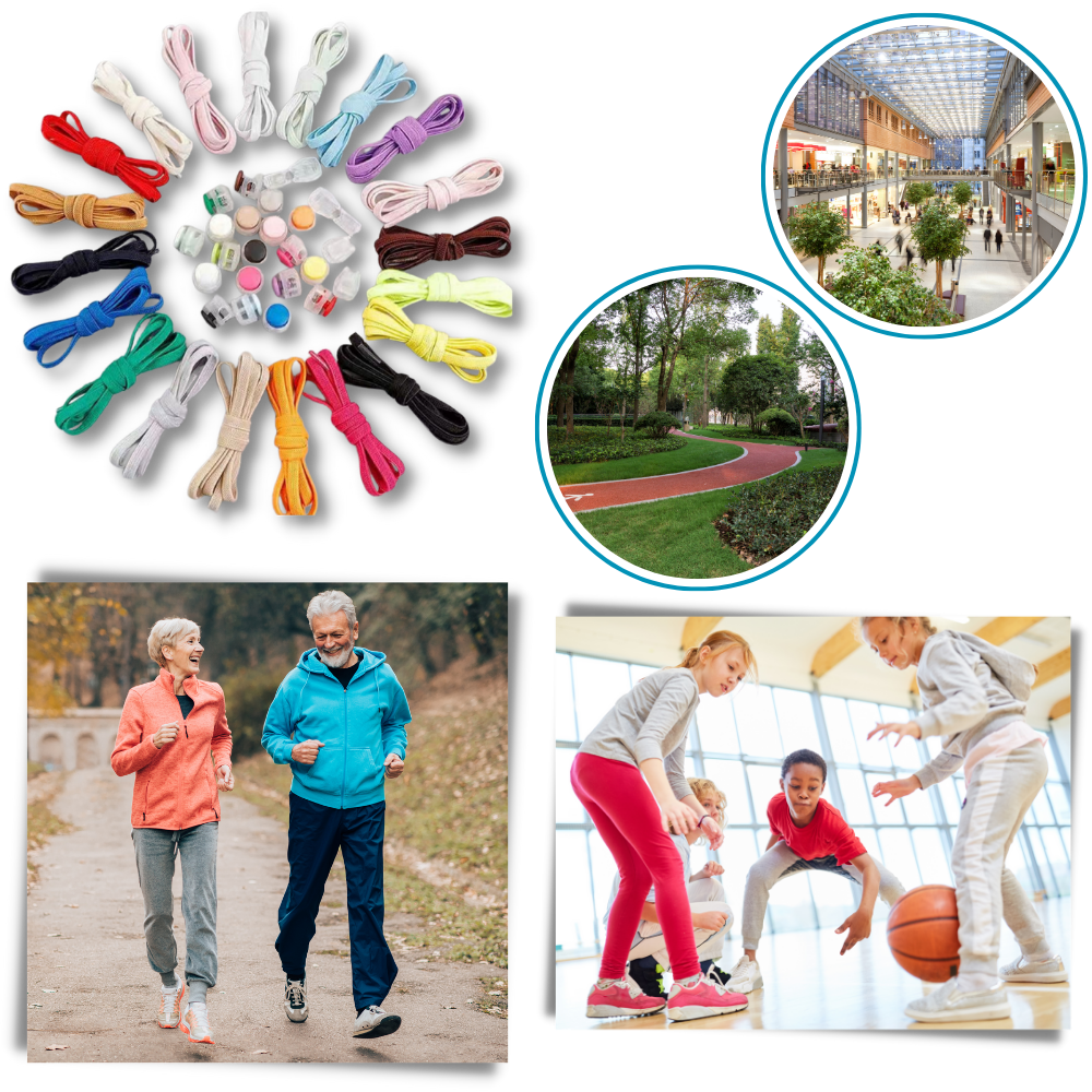 Sikker og moderigtig snørebåndslås
- Ozerty