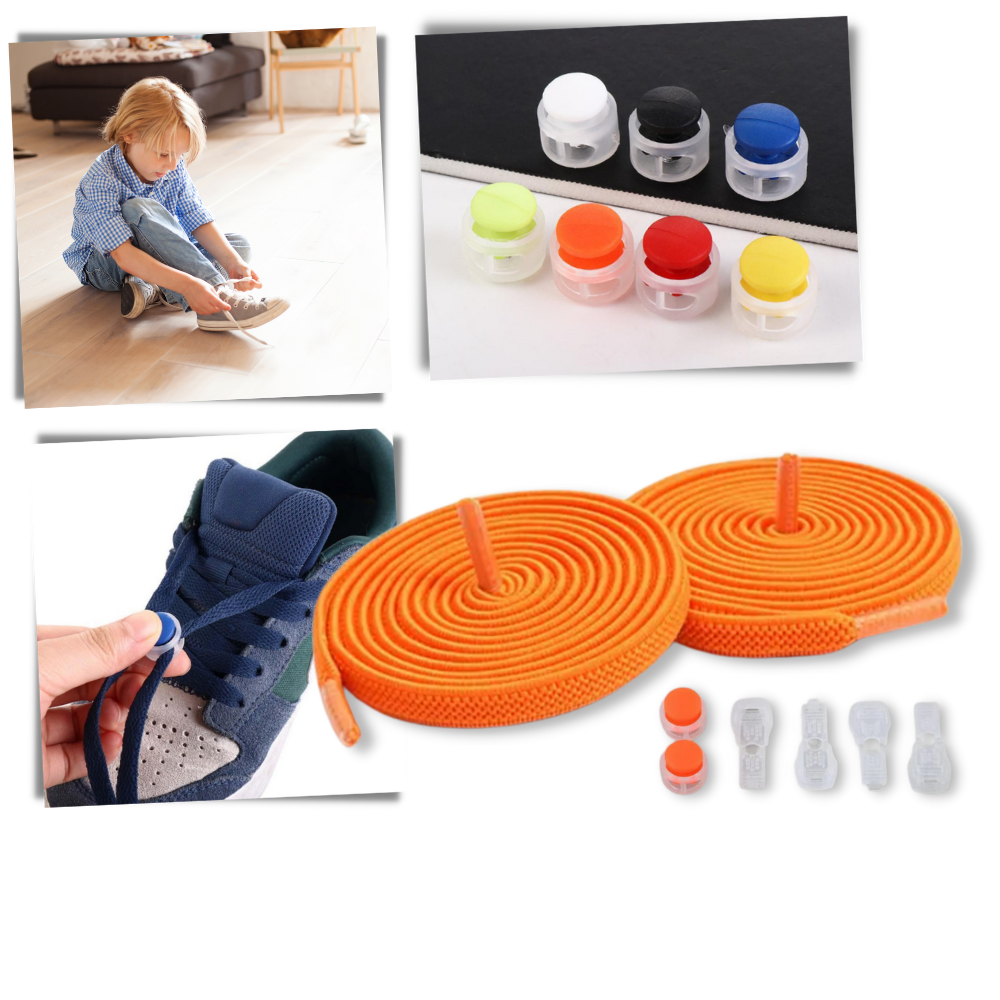 Sikker og moderigtig snørebåndslås
- Ozerty