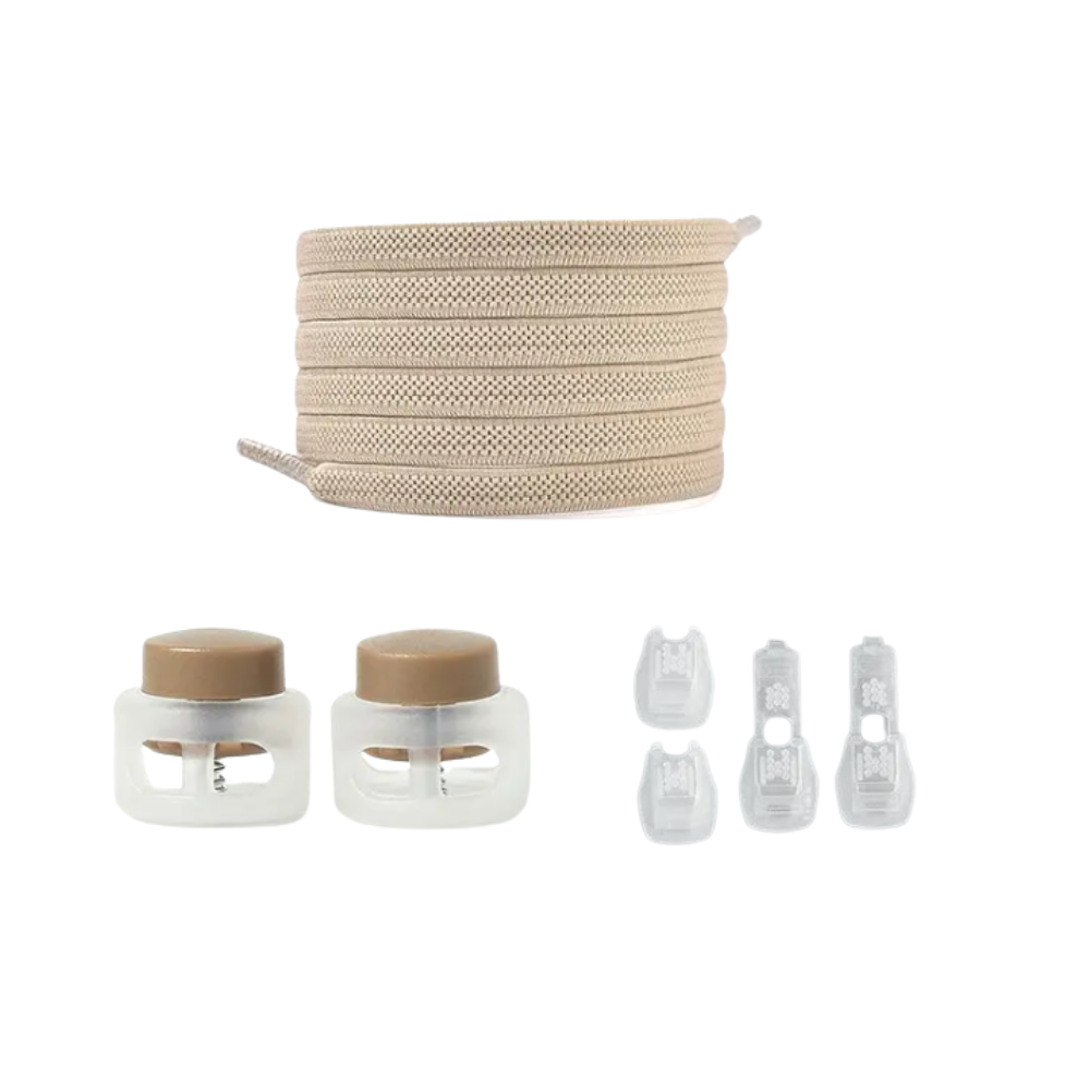 Sikker og moderigtig snørebåndslås
-Khaki - Ozerty