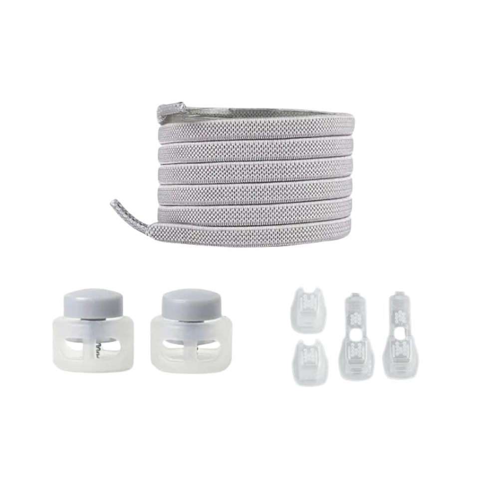 Sikker og moderigtig snørebåndslås
-Lysegrå - Ozerty