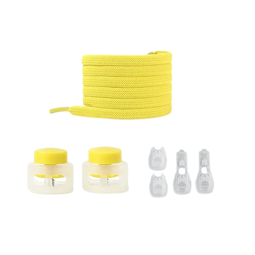 Sikker og moderigtig snørebåndslås
-Gul - Ozerty