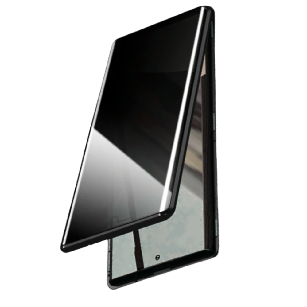 Samsung Mobilcover & Privatlivsglas -Sort - Ozerty